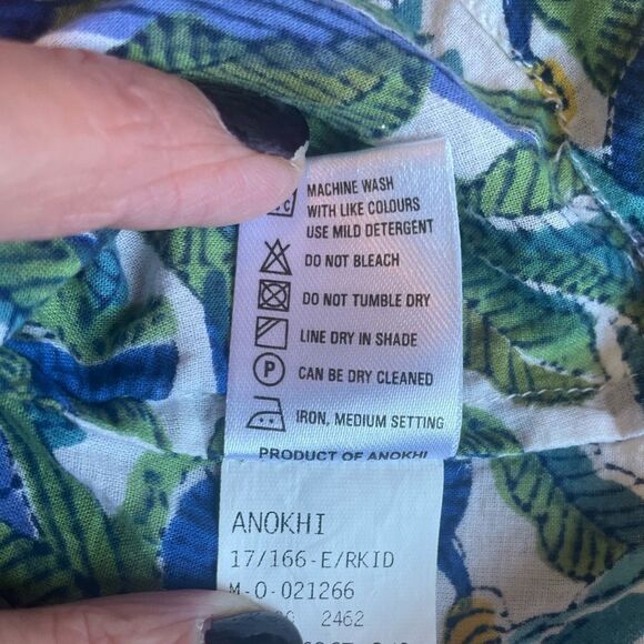 Anokhi Koki 100% Cotton, Indian Bird Blouse size 2-3 years - Picture 6 of 9